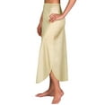 thumbnail image 2 of Women's Shadowline 2116 Nylon Essentials Double Slit 1/2 Slip (White S), 2 of 4