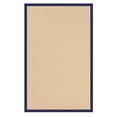 thumbnail image 2 of Contemporary Home Living 1.75' x 2.75' Tufted Solid Bordered Area Throw Rug - Brown and Blue, 2 of 5