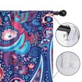 thumbnail image 4 of Blackout Kids Curtains,Paisley Pattern Childrens Insulated Curtains Set Of 2,Bedroom Essentials,Toddler Room Decor 52"x63"(132x160cm), 4 of 4