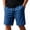 Blue, variant on Men's Cotton Blend Drawstring Shorts Lightweight Quick Dry Athletic Workout Gym Running Casual Summer Sports Shorts for Men