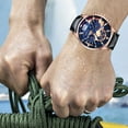 thumbnail image 3 of CREATITOY 1 Pc Luminous Multi-Dial Quartz Watch - Sticker Design Leather Strap, Daily Wear Timepiece Accessory, 3 of 4