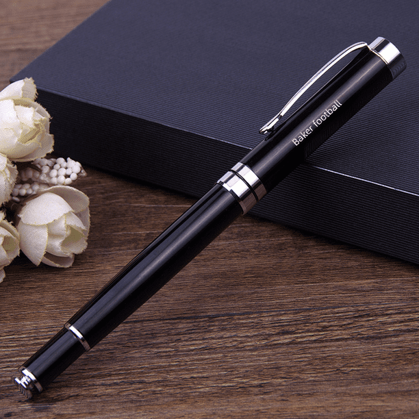 Bolígrafo de gel negro, regalo de empresa, bolígrafo de metal para firma, regalo, bolígrafo de agua, lote de bolígrafos