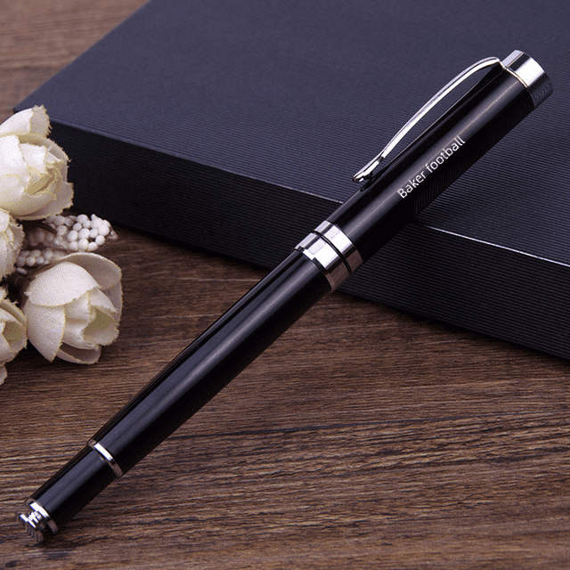 Bolígrafo de gel negro, regalo de empresa, bolígrafo de metal para firma, regalo, bolígrafo de agua, lote de bolígrafos