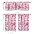 thumbnail image 6 of Kitchen Curtains and Valance Set 36 Inch Tier Pioneer Colorful Floral 3 Pieces Set Dining Room Small Curtain Drapes Cafe Curtains Valance for Home Decor Rod Pocket, 6 of 6