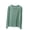 Green, variant on Hrsba Fleece Womens Robe Lace Trim Fashion Soft Long Robe