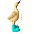 thumbnail image 3 of BadyminCSL 20cm Resin Duck Statue Wearing Rain Boots, Waterproof Outdoor Decor for Garden, Lawn & Courtyard Landscaping, 3 of 8