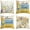 Mixed 4PCS, variant on Home Sweet Home Spring Flowers Stripes Throw Pillow Covers, 18 x 18 Inch Love Lives Here Summer Cushion Case Decoration for Sofa Couch, Set of 4