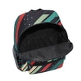 thumbnail image 6 of FORMRS School Backpack with Front Zippered Pocket 12" Student Travel Daypack, Abstract Stripes, 6 of 6