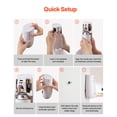 thumbnail image 6 of VEVOR Automatic Air Freshener Spray Dispenser, 4-Pack, Wall Mounted or Free Standing, Battery Operated, Multiple Time Settings for Home, Indoor, Bathrooms, Offices, Hotels, Commercial Places, White, 6 of 9