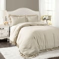 thumbnail image 2 of Reyna Comforter Ivory 3Pc Set King, 2 of 11