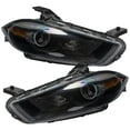 thumbnail image 5 of For 2013-2016 Dodge Dart SMD Headlights - Black - Halogen Oracle, 5 of 6