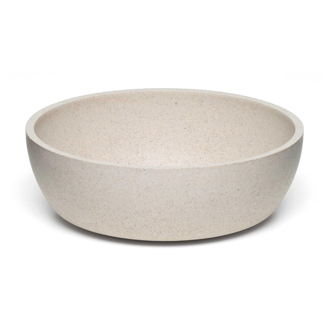 Comedero para mascotas Loving Pets Dolce Bamboo grande color avena beige