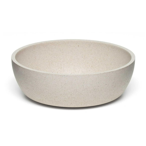 Comedero para mascotas Loving Pets Dolce Bamboo grande color avena beige