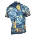 thumbnail image 2 of joogoo Starry Sky Oil Paint Men's Cycling Jerseys Mountain Bike Short Sleeve Tops M, 2 of 7