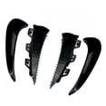 thumbnail image 6 of Rear Bumper Trim Lip Spoiler Stickers Mudapron Canards Black for Mercedes-Benz GLA Class GLA200 260 H247 GLA35 AMG 2020, 6 of 7