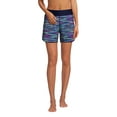 thumbnail image 3 of Lands' End Women's 5" Quick Dry Elastic Waist Board Shorts Swim Cover-up Shorts with Panty Print, 3 of 3