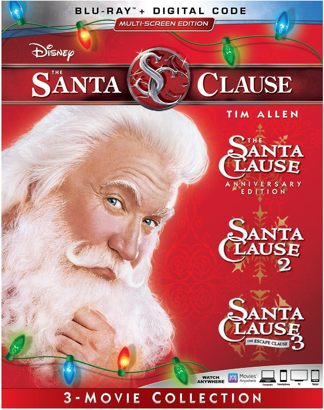 The Santa Clause 3Movie Collection (Bluray + Digital Copy)