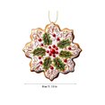thumbnail image 2 of XWSHYW Adornos Colgantes Piezas de Árbol de Navidad Plano de Acrílico 2D Copo de Nieve Decoración Colgante Adorno Colgante, 2 of 6