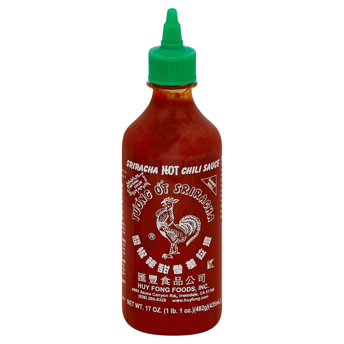 Huy Fong Sriracha Hot Chili Sauce Oz Bottle Walmart Com