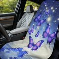 thumbnail image 4 of XYZCANDO Car Seat Towel Cover Purple Butterfly Pattern Automotive Seat Towel Protector for Camping Beach Gym, Washable Sweatproof Towel Car Seat Cover, 4 of 11