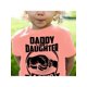 thumbnail image 1 of Camiseta de manga corta 100 % algodón con estampado "DARDY AND DAUGHTER" para niñas, cómoda y casual para verano., 1 of 7