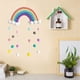 thumbnail image 5 of Decoración de la pared del arco iris, colgante de la pared del arco iris tejido a mano, tapiz de macramé del arco iris, tapiz del arco iris de la decoración de la pared boho, decoración de la pared del jardín de infantes ER, 5 of 5