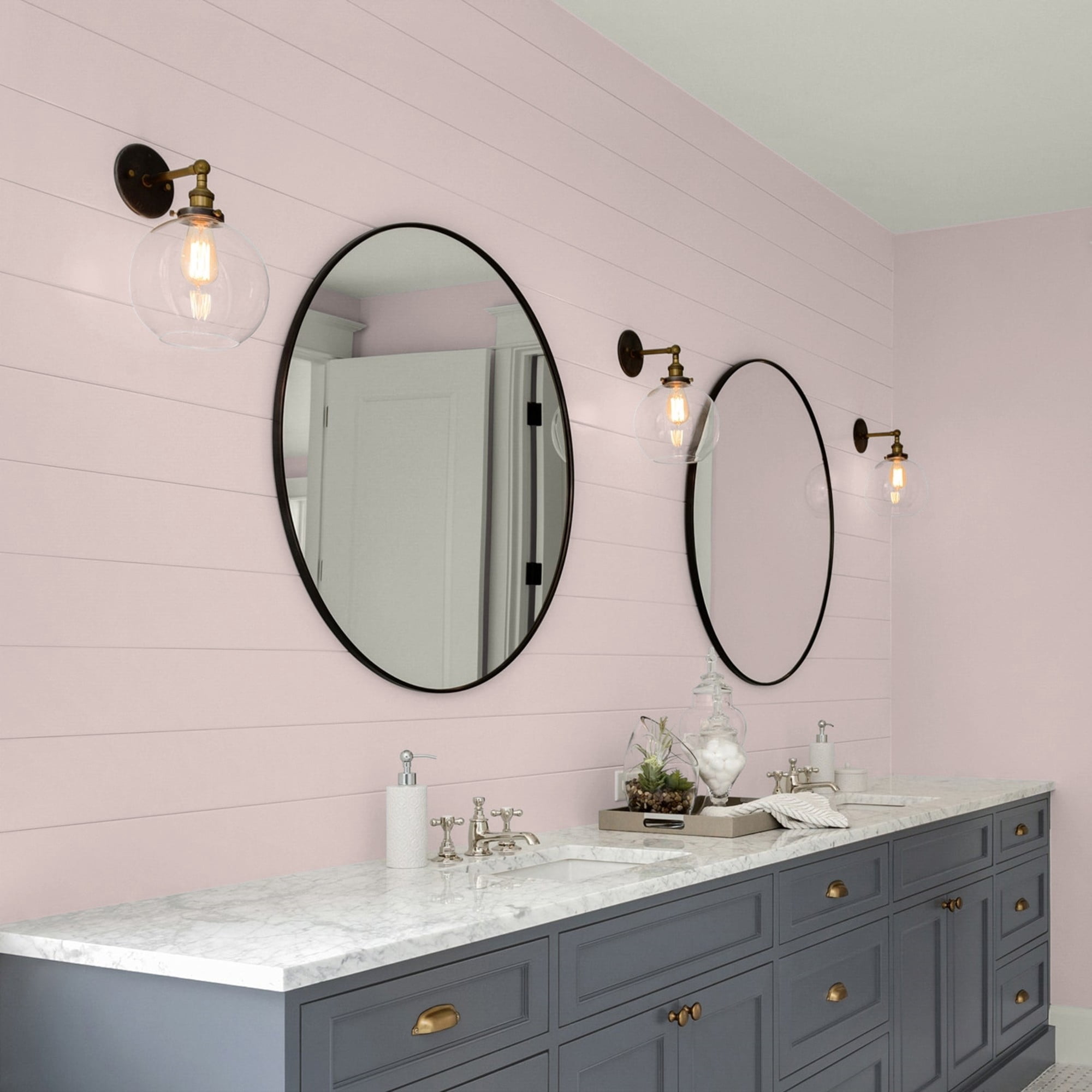 Glidden One Coat Just Gorgeous / Pink Eggshell Interior Paint with Primer, 1 Quart