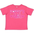 thumbnail image 3 of Inktastic Poppy's Girl Pink with Hearts Girls Toddler T-Shirt, 3 of 5
