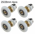 thumbnail image 4 of 4xPartial Shower Door Rollers Runner Wheels Pulleys Eccentrics Sliding Pulleys, 4 of 5