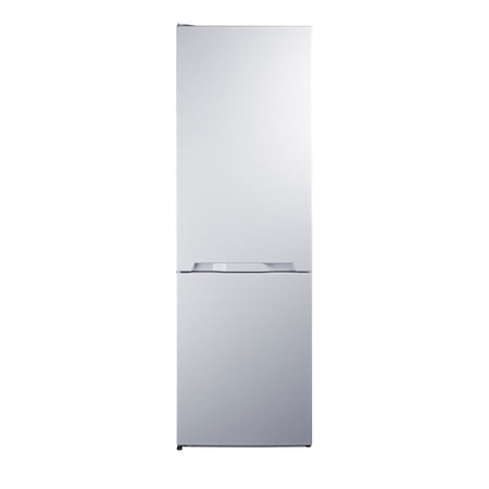 Summit 24  Bottom Freezer Refrigerator  Counter Depth Refrigerator- Freezer With Ice Maker  White - FFBF121WIMLHD (left Handed Door Swing)