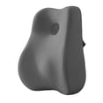 thumbnail image 4 of BELOVING Lumbar Support Pillow Portable Compact Soft Memory Foam for Home Office Sofa Gray, 4 of 10