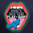 thumbnail image 3 of CafePress - Don't Eat The Play Doh! T Shirt - Women's V-Neck Dark T-Shirt, 3 of 4