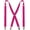 Hot Pink, variant on Mens Solid Color Suspender with 4 Clips Adjustable Braces