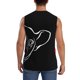 thumbnail image 4 of Fotbe French Bulldog Men's Camiseta sin Mangas Estampada para Hombres, Playera Casual para Gimnasio, Entrenamiento, Playa-3X-Large, 4 of 7