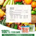 thumbnail image 2 of MesaSe Sacs de Rangement Alimentaires Réutilisables (Lot de 4 Sacs Gallon Réutilisables + Lot de 4 Sacs Quart Réutilisables) Sac de Congélation Réutilisable Étanche et Anti-Fuite Sans BPA Sac de Rangement Réutilisable pour Mariner les Viandes Salade Fr, 2 of 6