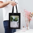 thumbnail image 3 of 10 paquetes de bolsas de papel Kraft negras con ventana, bolsas de regalo de 25x18x13cm con ventana transparente para embalaje de regalo de dulces de Navidad y Halloween, 3 of 5