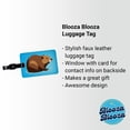 thumbnail image 2 of Beaver Cute Profile Faux Leather Travel Luggage Tag, 2 of 7