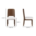 thumbnail image 3 of Moe's Home Collection Kerr Dining Chair Wood Beige, 3 of 5