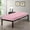 Pink, variant on Gilbins Cot Size 30" x 75" Fitted Sheet, Made of Ultra Soft Cotton, Perfect for Camp Bunk Beds/RVs/Guest Beds Pink
