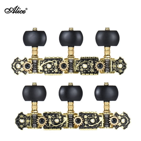 Tuning Pegs Acoustic Guitar Gold - Alice Aos 020hv3p 2pcs L R Acoustic Classical Guitar Tuning Keys Pegs String Tuners 3 3 Machine Heads Short Gold And Black Plated Walmart Canada