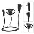 thumbnail image 4 of PTT Headset,K-head PTT Earpiece D-type Walkie Talkie Earpiece Two Way Radio Headset Proven Performance, 4 of 12