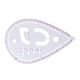 thumbnail image 2 of Regla de posicionamiento de botones multifuncionales Buenas resistencias Convenientes Varios estilos DIY Transparente Exquisito Reglas de acolchado Inevent HA060361-00, 2 of 6