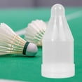 thumbnail image 6 of AMLESO Feather Shuttlecock Humidifier Maintenance Adult Lightweight Badminton Tube Caps Moisturizing Badminton Humidifier for Indoor Clear 15cmx7.1cm, 6 of 8