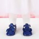 thumbnail image 2 of Azul Oscuro 13cm Pajarita Niñas Bailarina Bebé Niña Zapatos Con Cordones Suela Suave Antideslizante, 2 of 5