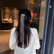 thumbnail image 5 of EeaseMX Extensión de cabello trenzado con borlas y clip de cadena de cuentas, tocados de cola de caballo con trenza sucia, 5 of 8