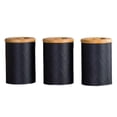 thumbnail image 3 of perfk Kitchen Canister Set Coffee Tea Sugar Container Decorative Canisters Multipurpose Airtight Food Storage Jars for Cookie Flour black, 3 of 9