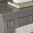 thumbnail image 2 of SEI Furniture Dakesbury Faux Stone Electric Fireplace in Gray Faux Stone, 2 of 4