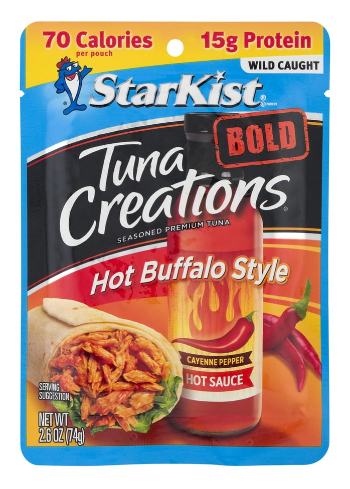 StarKist Tuna Creations® BOLD Hot Buffalo Style - 2.6oz Pouch seafood