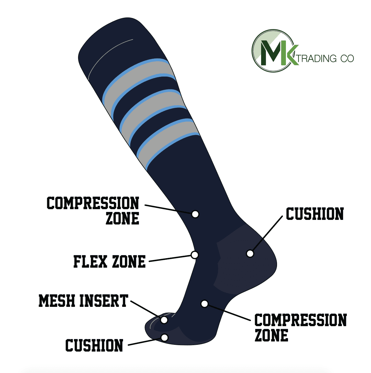 Details about   TCK Baseball Socks NEW Size M 