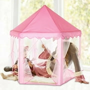 Children's Tent Children's Tent Boys and Girls Toy House Indoor Children's Play House Castle Home Hexagonal Castle Folding Toy House Send Mat Send Children